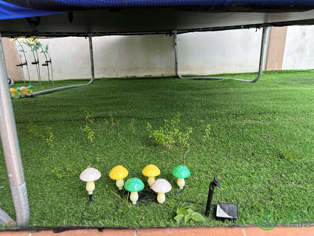 solar powered mushroom led light artificial light decoration